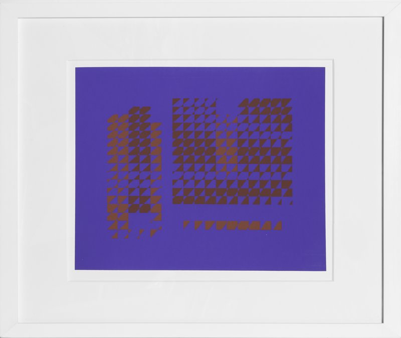 view:24587 - Josef Albers, Portfolio 2, Folder 15, Image 2 Framed Silkscreen - 