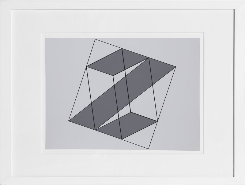view:24535 - Josef Albers, Portfolio 2, Folder 16, Image 1 Framed Silkscreen - 