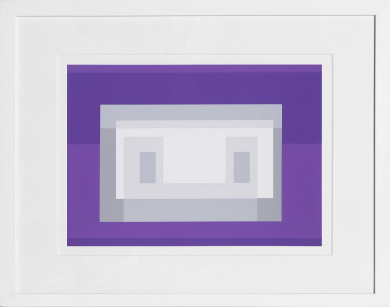 view:24537 - Josef Albers, Portfolio 2, Folder 18, Image 1 Framed Silkscreen - 