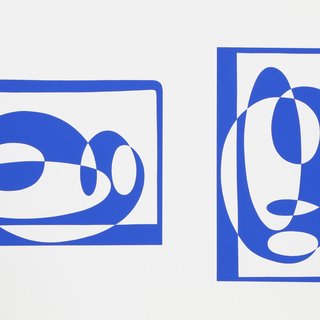 Josef Albers, Portfolio 2, Folder 2, Image 2 Framed Silkscreen