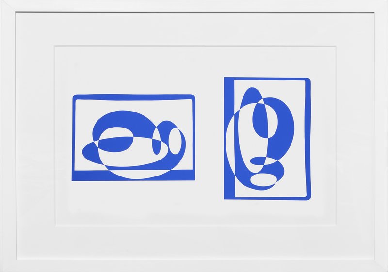 view:24540 - Josef Albers, Portfolio 2, Folder 2, Image 2 Framed Silkscreen - 