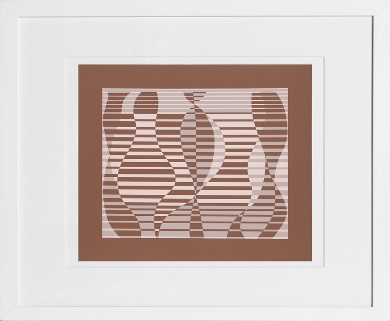 view:24541 - Josef Albers, Portfolio 2, Folder 22, Image 1 Framed Silkscreen - 