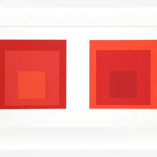 Josef Albers, Portfolio 2, Folder 27, Image 2 Framed Silkscreen