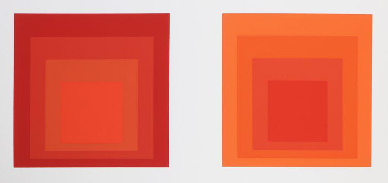view:42494 - Josef Albers, Portfolio 2, Folder 28, Image 1 Framed Silkscreen - 