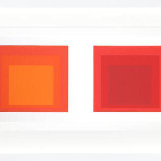 Josef Albers, Portfolio 2, Folder 28, Image 2 Framed Silkscreen