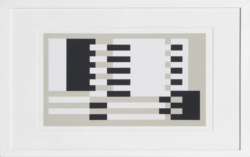 view:24584 - Josef Albers, Portfolio 2, Folder 31, Image 2 Framed Silkscreen - 