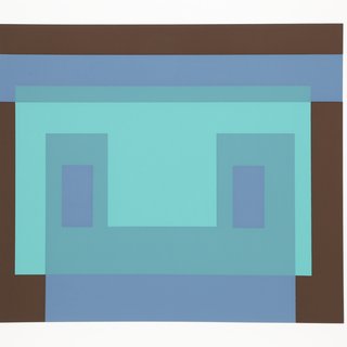 Josef Albers, Portfolio 2, Folder 9, Image 1 Framed Silkscreen