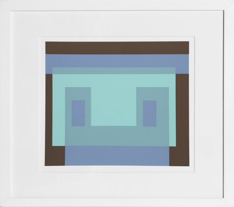 view:24554 - Josef Albers, Portfolio 2, Folder 9, Image 1 Framed Silkscreen - 