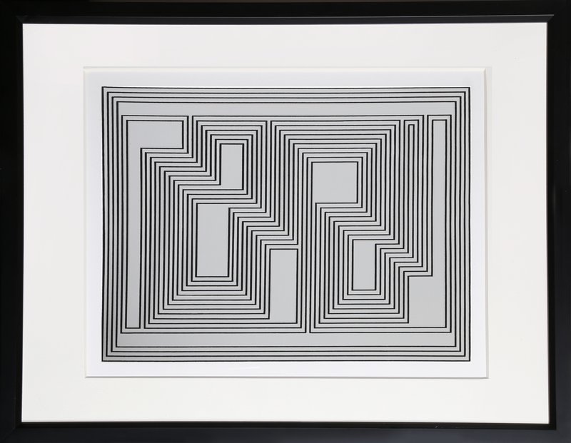 view:24555 - Josef Albers, Portfolio 1, Folder 32, Image 1 Framed Silkscreen - 