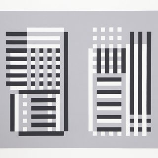 Josef Albers, Portfolio 2, Folder 11, Image 1 Framed Silkscreen