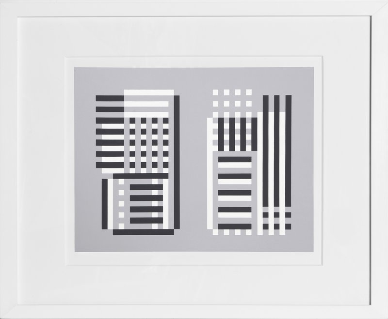 view:24553 - Josef Albers, Portfolio 2, Folder 11, Image 1 Framed Silkscreen - 