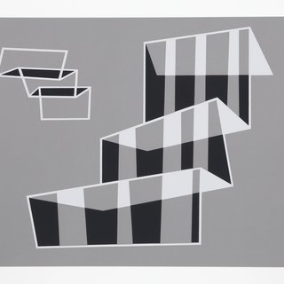 Josef Albers, Portfolio 2, Folder 1, Image 1 Framed Silkscreen