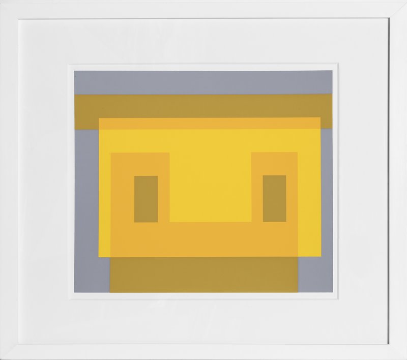 view:24561 - Josef Albers, Portfolio 2, Folder 9, Image 2 Framed Silkscreen - 