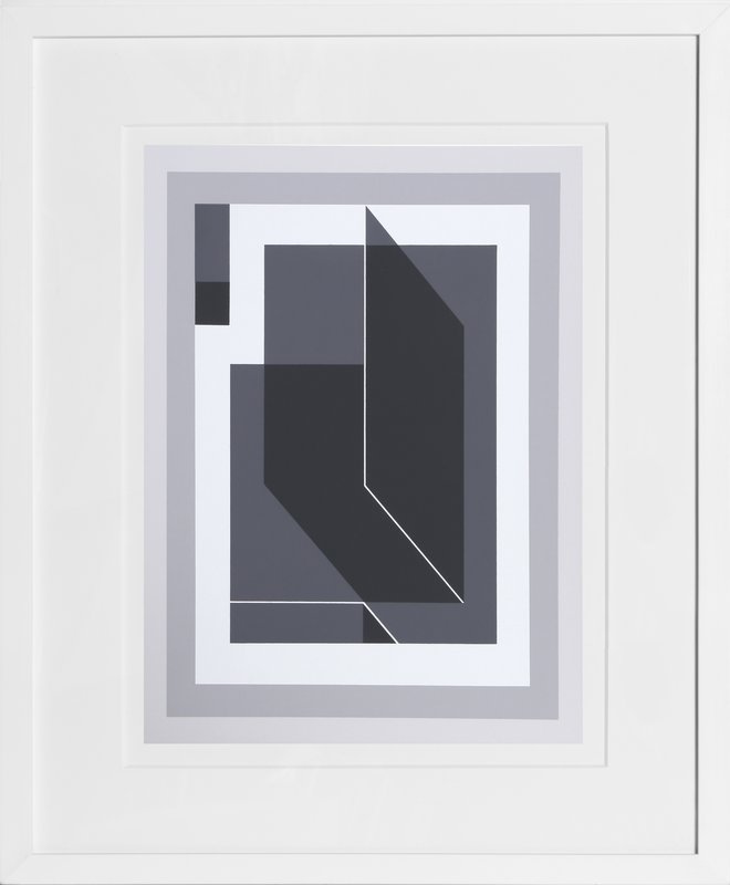 view:24566 - Josef Albers, Portfolio 1, Folder 25, Image 2 Framed Silkscreen - 