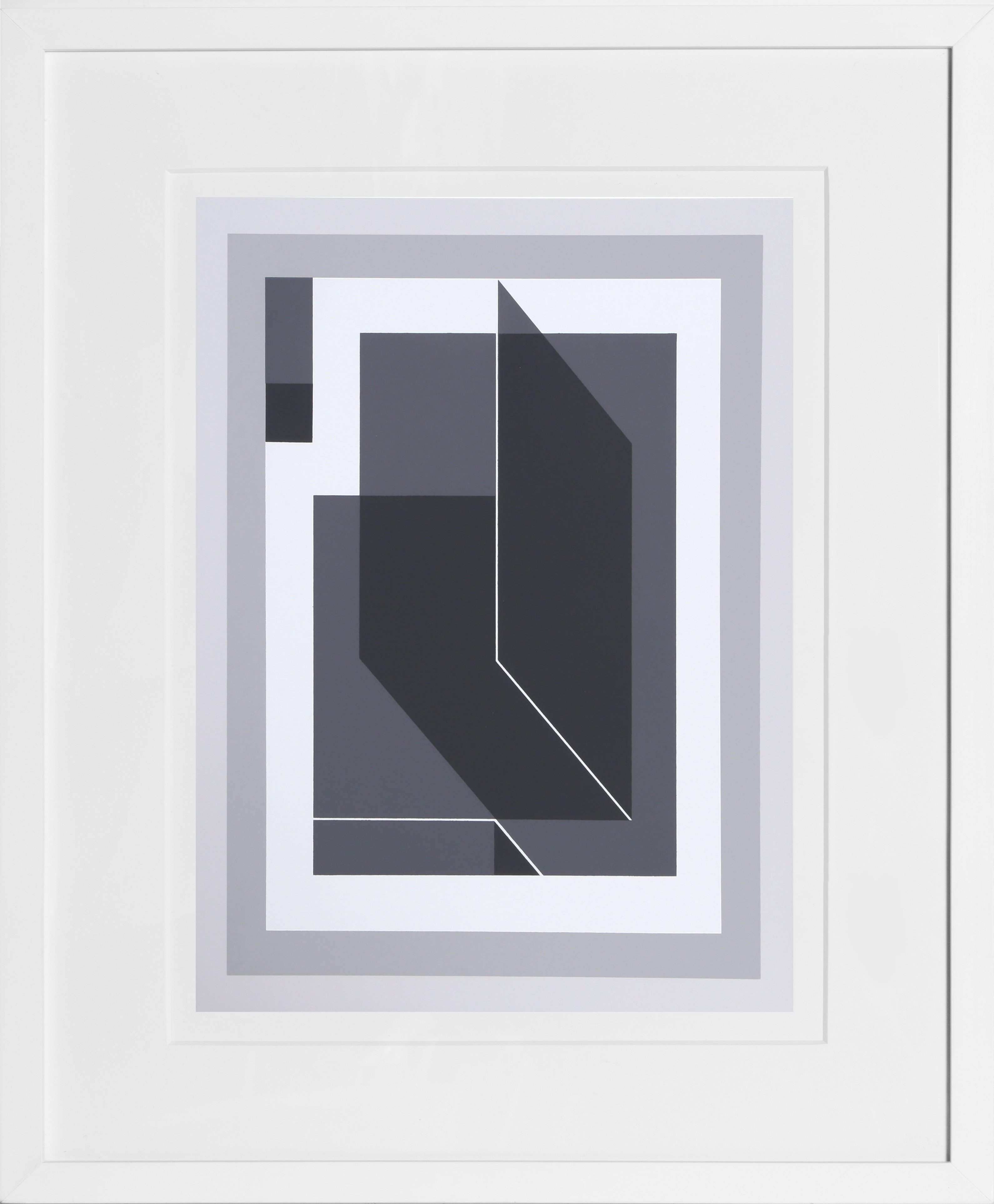 Josef Albers - Portfolio 1, Folder 25, Image 2 Framed Silkscreen for ...