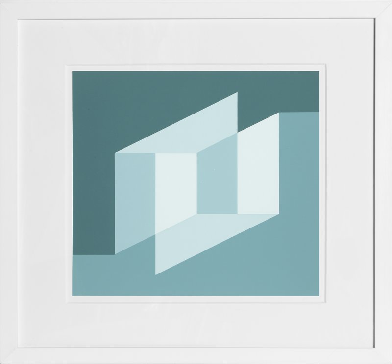 view:24571 - Josef Albers, Portfolio 2, Folder 25, Image 1 Framed Silkscreen - 