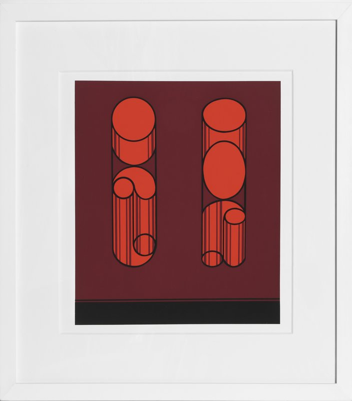 view:24570 - Josef Albers, Portfolio 1, Folder 18, Image 1 Framed Silkscreen - 