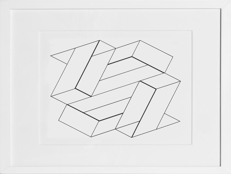 view:24573 - Josef Albers, Portfolio 2, Folder 21, Image 1 Framed Silkscreen - 