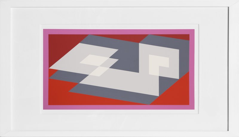 view:24580 - Josef Albers, Portfolio 1, Folder 14, Image 1 Framed Silkscreen - 