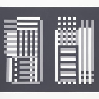 Josef Albers, Portfolio 2, Folder 11, Image 2 Framed Silkscreen