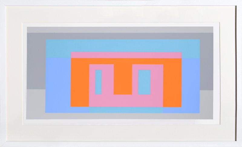 view:24581 - Josef Albers, Portfolio 1, Folder 17, Image 1 Framed Silkscreen - 