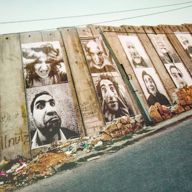 view:70585 - JR, 29MM, Face 2 Face, Separation Wall, Security Fence, Palestinian Side, Bethlehem - 