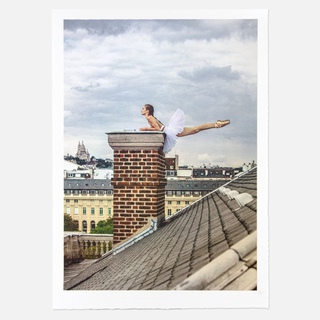 JR, Ballet, Palais Royal, Paris, France