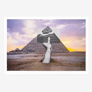 JR, Trompe l'oeil, Greetings from Giza, 22 Octobre 2021, 16h44, Giza, Egypte