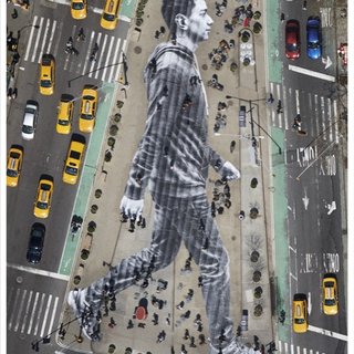 Migrants Walking New York City, New York USA 2015 Poster art for sale