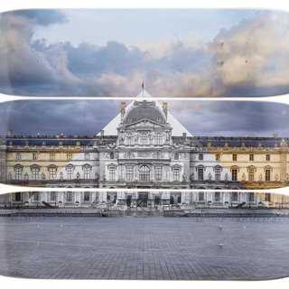 JR, La Pyramide, 19 Juin 2016, 21H23 © Pyramide, Architecte I.M. Pei, Musée du Louvre, Paris, France, 2016