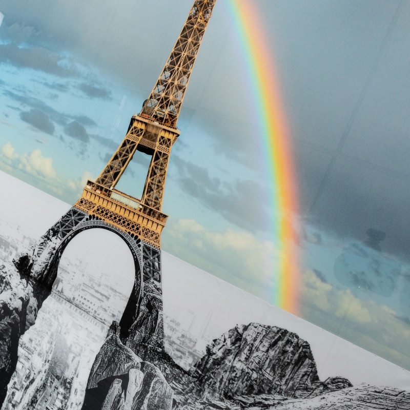 view:71414 - JR, Trompe l'oeil, Les Falaises du Trocadéro, 21 mai 2021, 20h03, Paris, France, 2021 - 