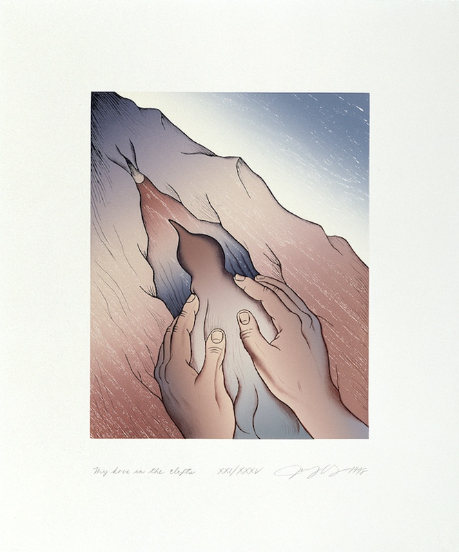 view:80385 - Judy Chicago, My dove in the cleft of the rocks - Detail