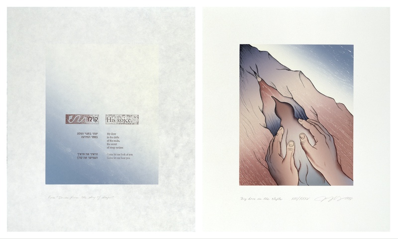 view:80402 - Judy Chicago, Voices from the Song of Songs (Suite) - My dove in the cleft of the rocks