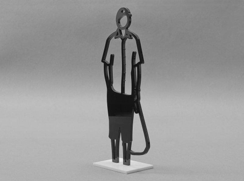 view:83168 - Julian Opie, Statuette (Man with Plastic Bag) - 