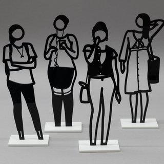 Boston Statuettes (female set x 4) art for sale