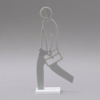 Male walker - Grey art for sale