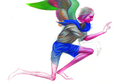 work by Julien Nguyen - Gabriel (Study for an Annunciation) #:47368