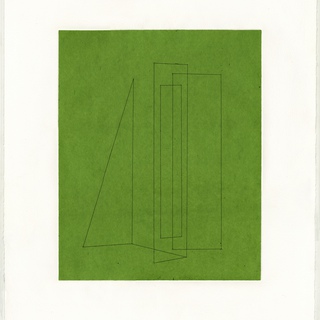 Kate Shepherd, Sculpture assortment on fern green