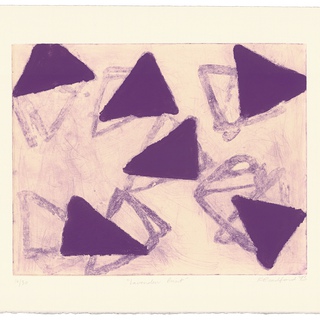 Katherine Bradford, Lavender Print