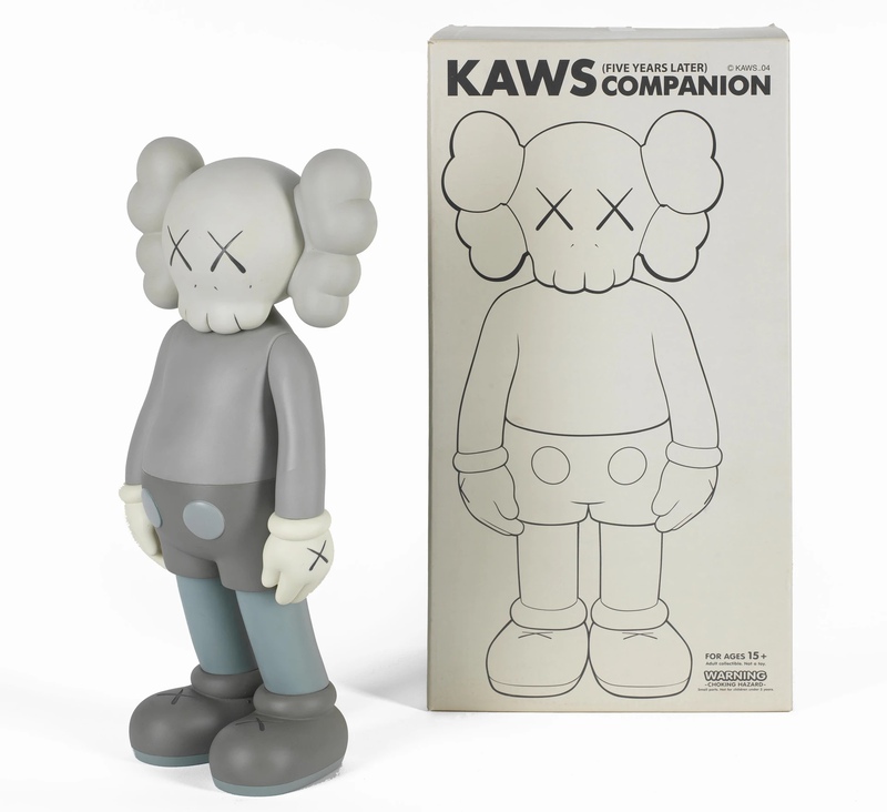 Kaws - 5 Years Later Companion - Grey For Sale 