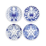 KAWS - HOLIDAY Limited Ceramic Plate Set (Set of 4) for Sale