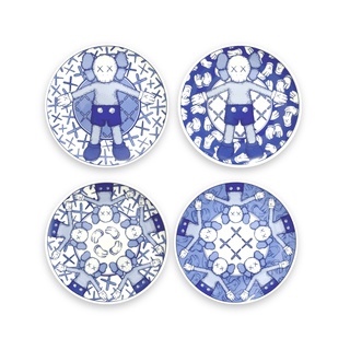 KAWS, HOLIDAY Limited Ceramic Plate Set (Set of 4)