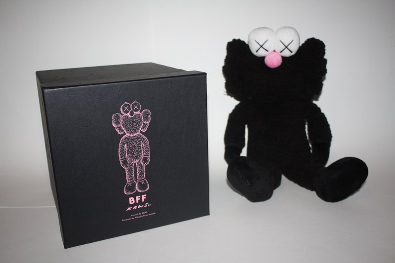 view:16511 - KAWS, BFF Plush Doll (Black) - 