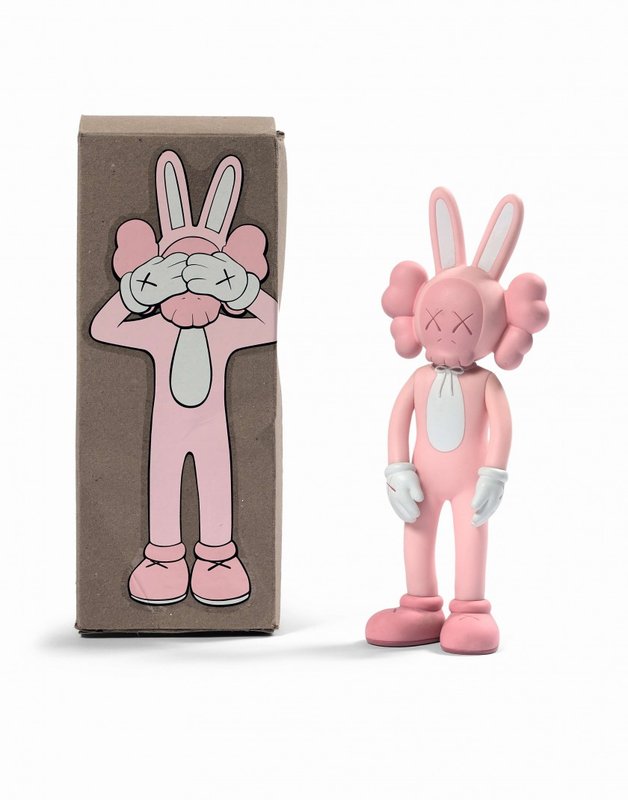 What Party Figure Pink Fine Art Toy by Kaws- Brian Donnelly – Sprayed Paint  Art Collection