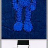 KAWS BFF Beach Towel Navy