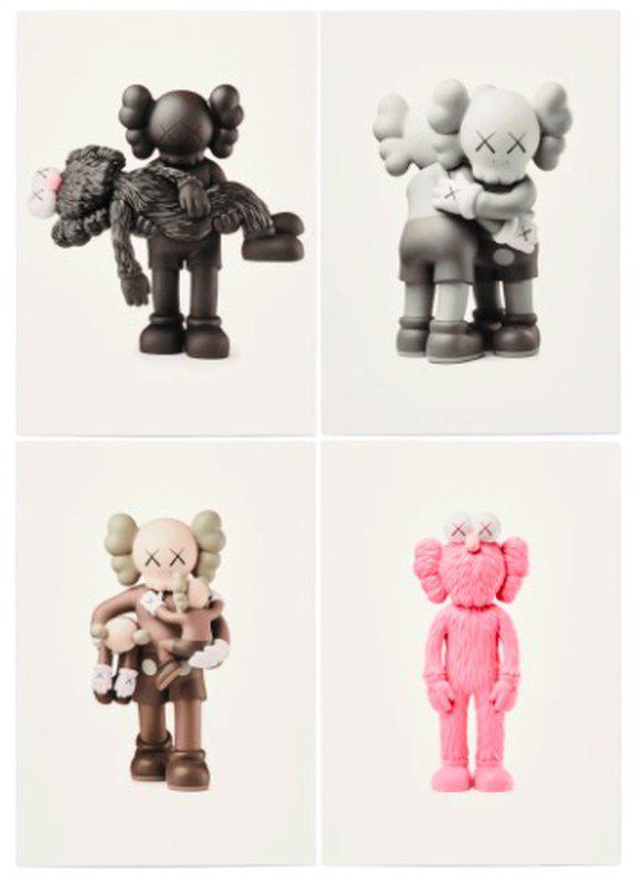 KAWS - The Vinyl Toys series (complete set of 4) for Sale