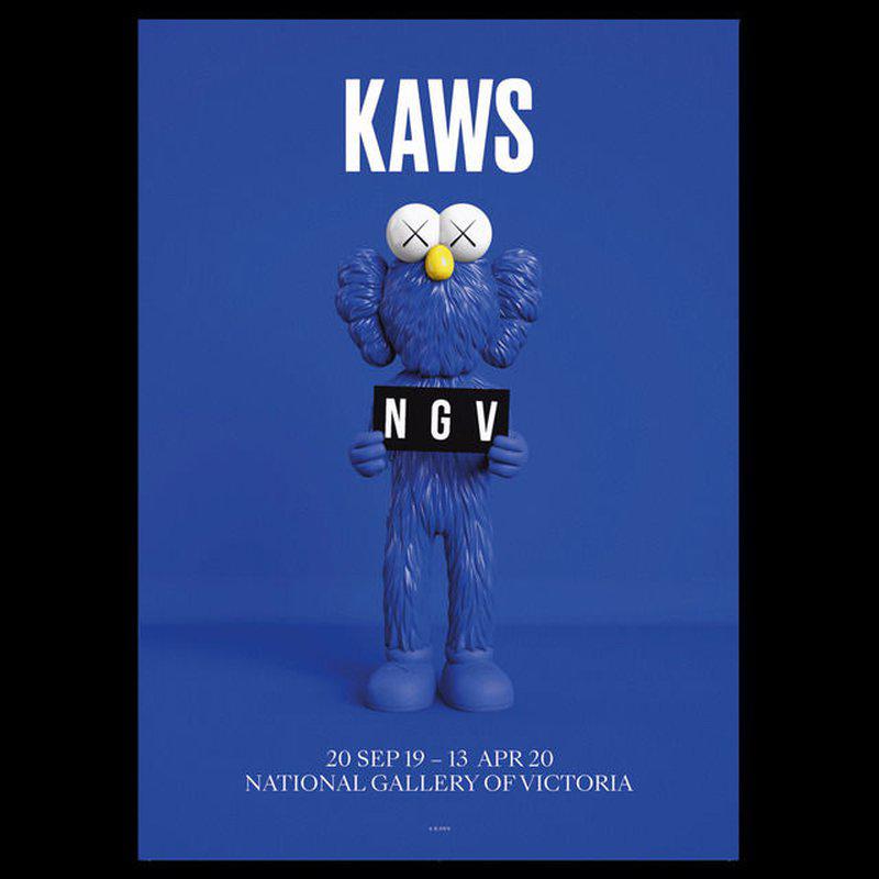 view:41377 - KAWS, KAWS x NGV BFF Poster (Blue) - 
