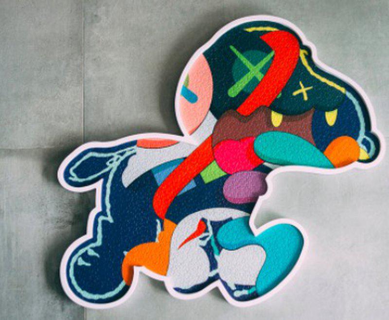 KAWS NGV Stay Steady Puzzle Set Snoopy Jigsaw Puzzle