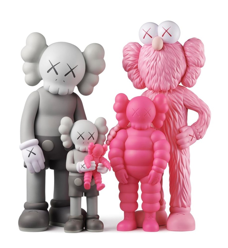 Kaws x Supreme - Chalk Logo Skateboard (Red) | Rocart Fine Art