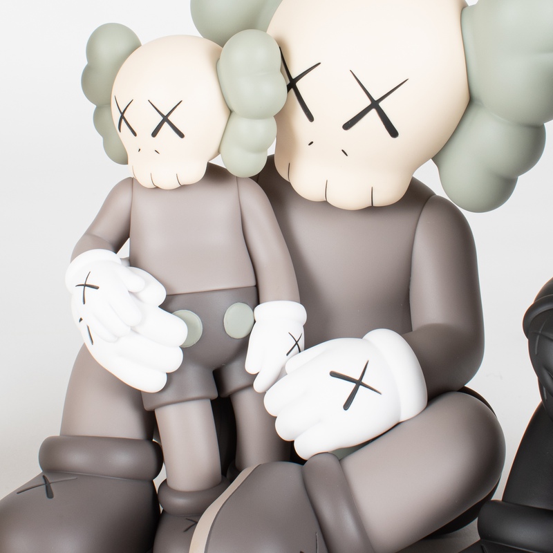 KAWS - Holiday Changbai Mountain Figure (Black, Brown, Snowy White